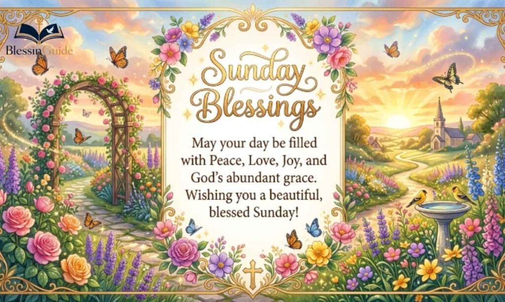Beautiful Sunday Blessings Images to Share
