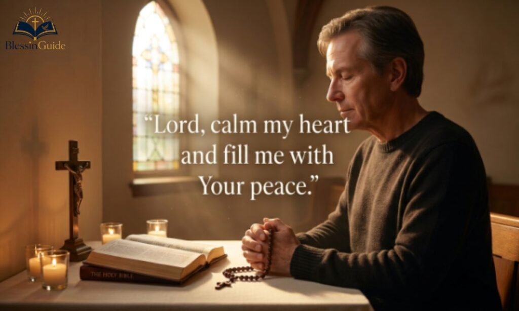 Catholic Prayer for Peace, Calm, and Overcoming Interview Anxiety