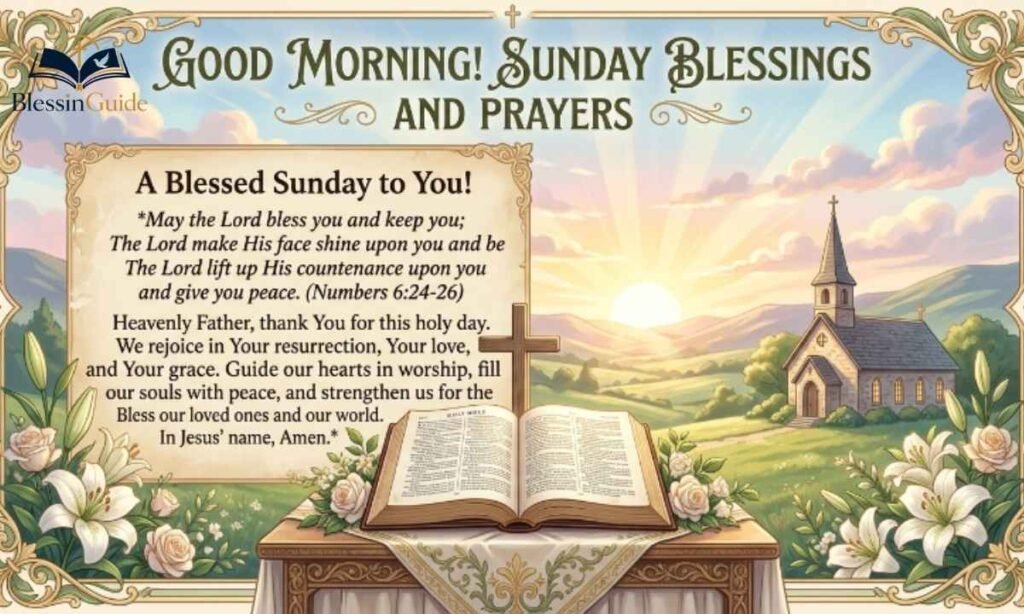 Good Morning Sunday Blessings and Prayers With Images