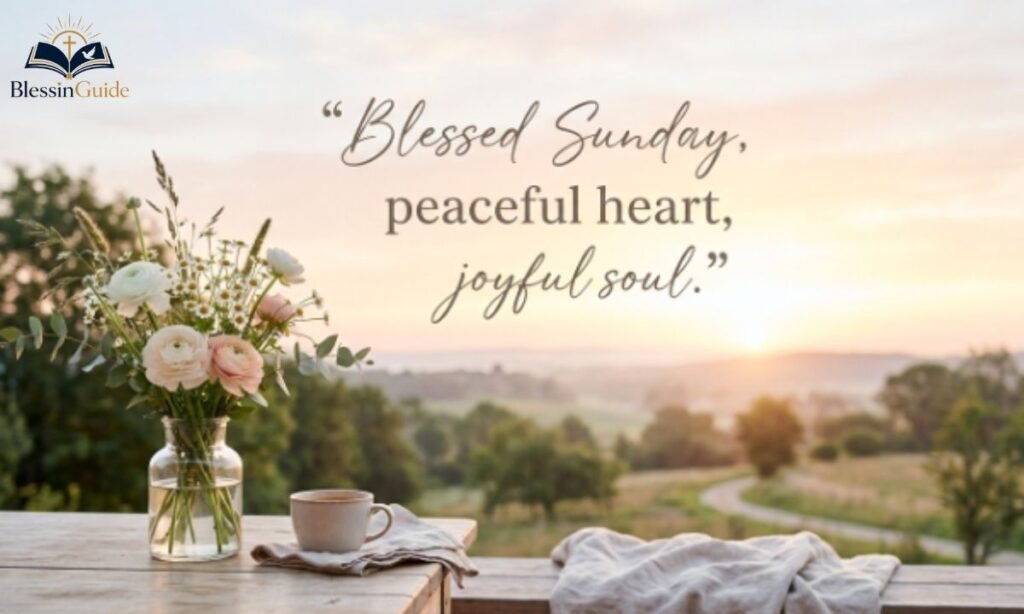 Inspirational Thankful Sunday Morning Blessing