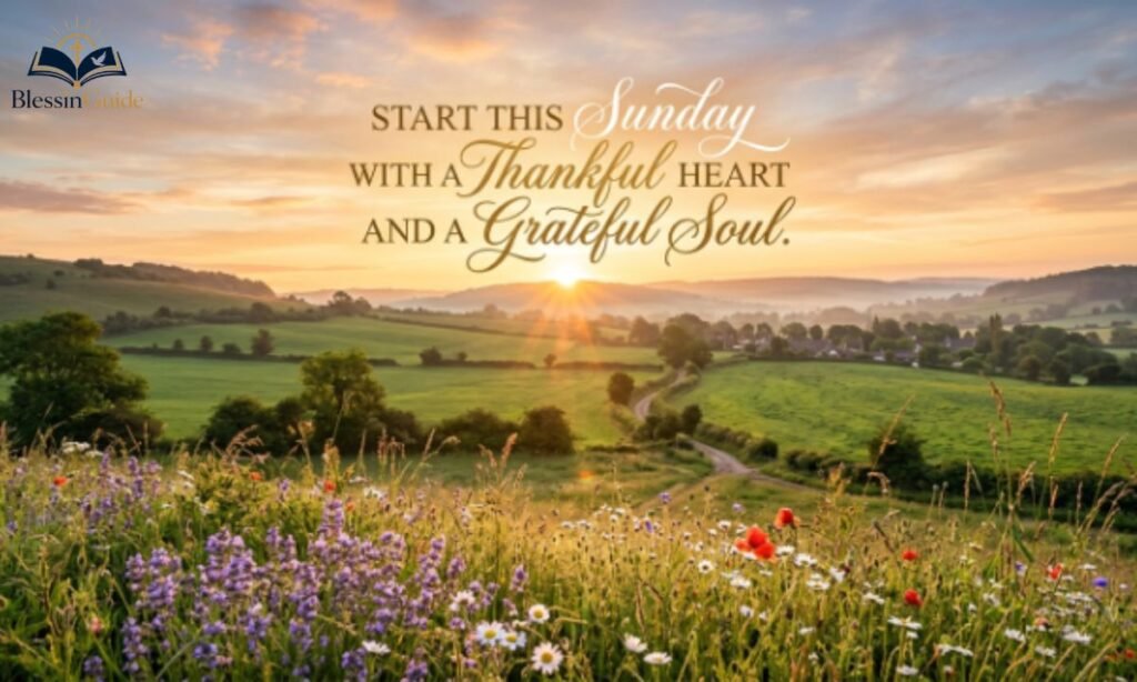 Inspirational Thankful Sunday Morning Blessings