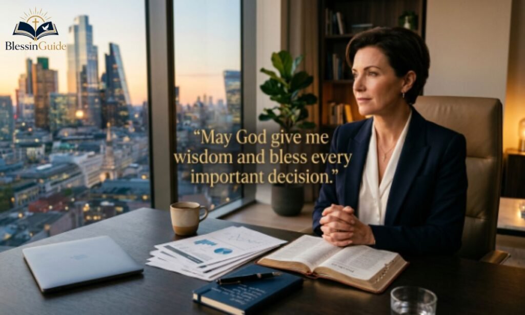 Prayer for Business Success and Important Decisions