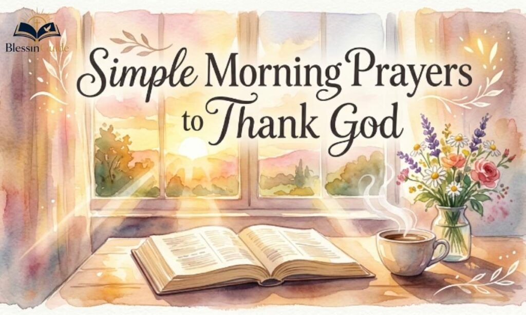 Simple Morning Prayers to Thank God