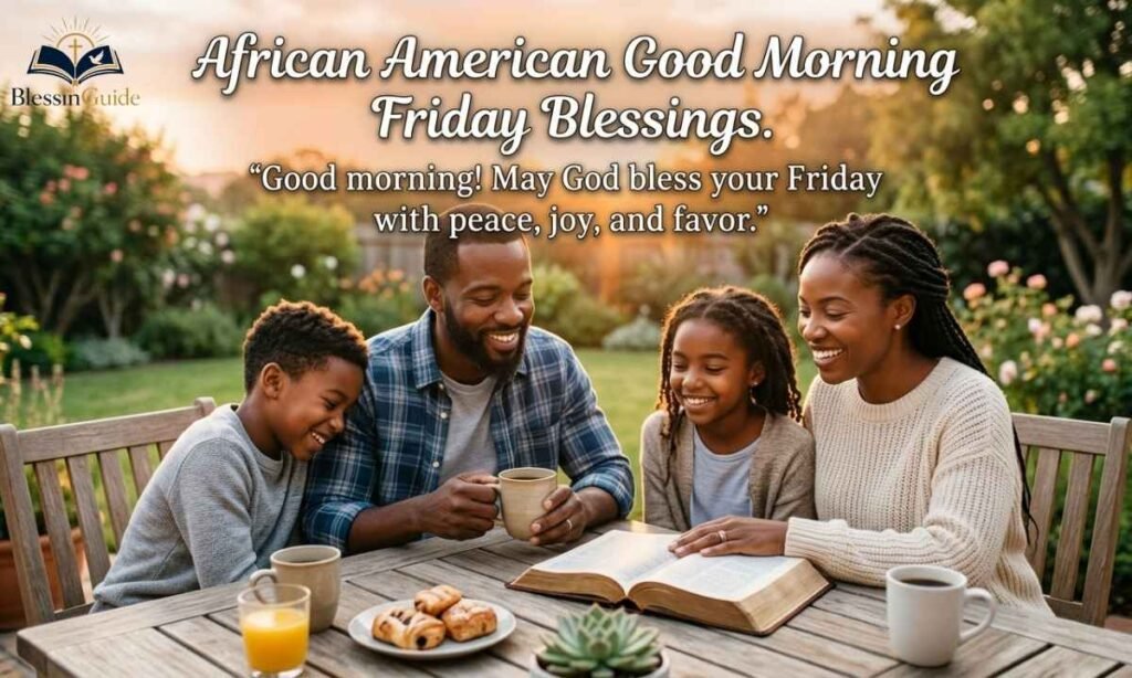 African American Good Morning Friday Blessings