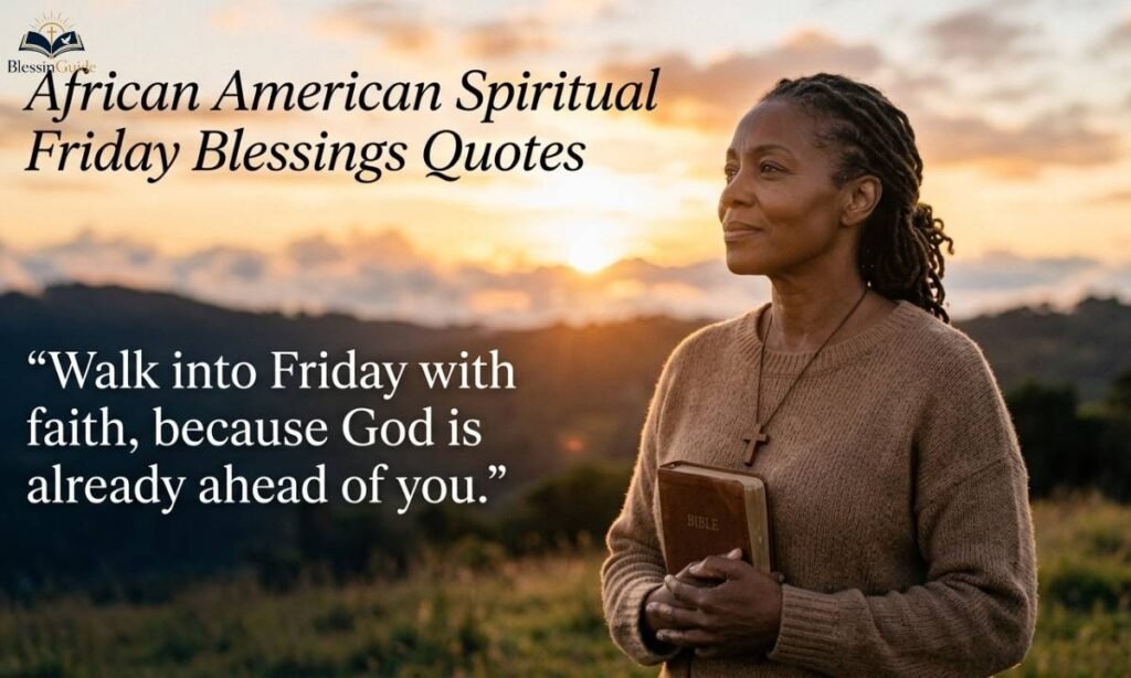 African American Spiritual Friday Blessings Quotes
