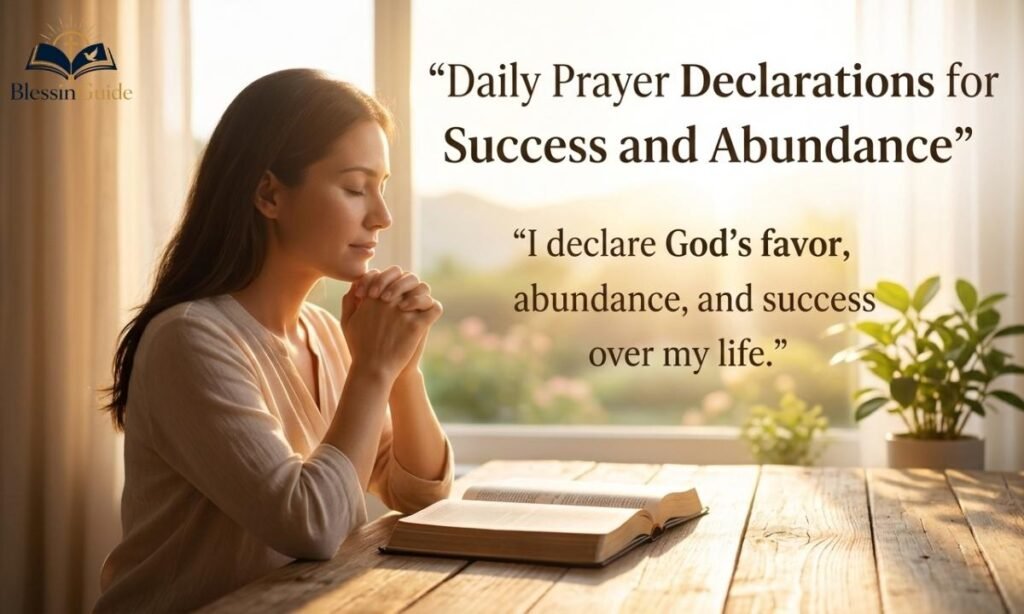 Daily Prayer Declarations for Success and Abundance
