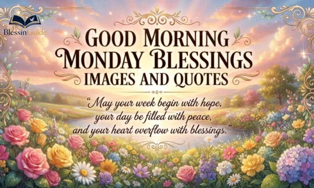Good Morning Monday Blessings Images and Quotes