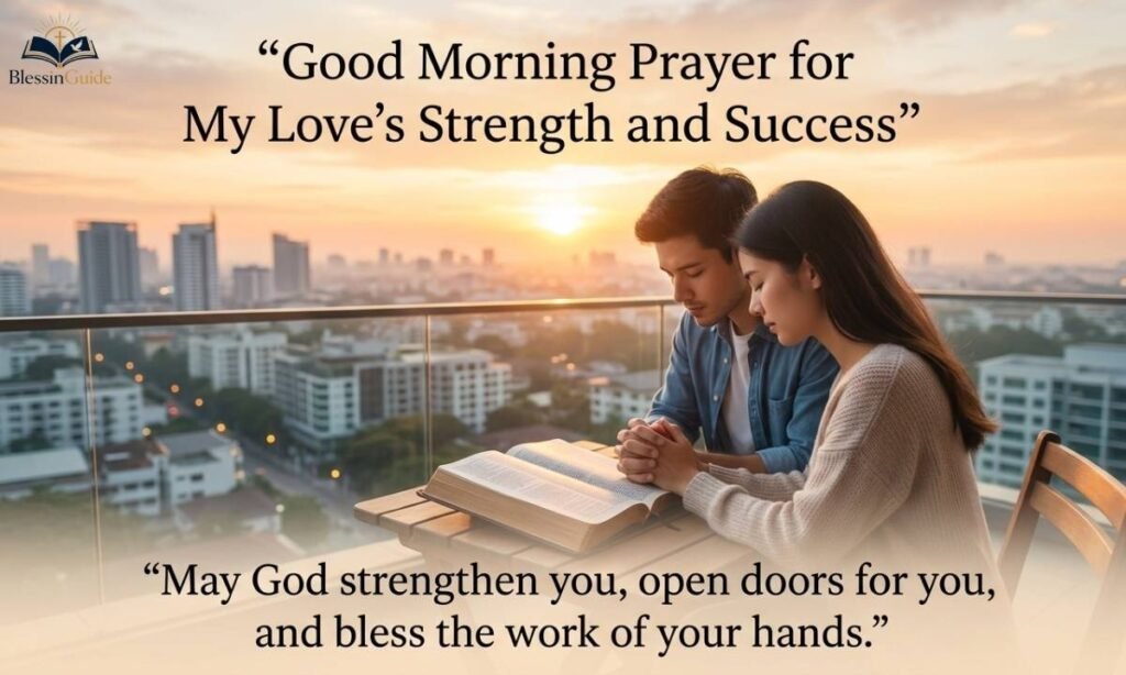 Good Morning Prayer for My Love’s Strength and Success