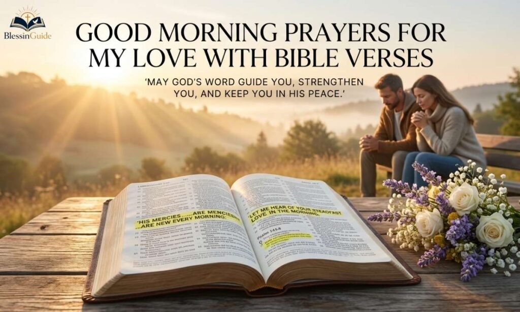 Good Morning Prayers for My Love With Bible Verses