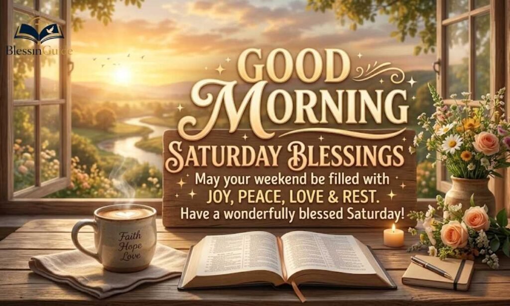 Good Morning Saturday Blessings