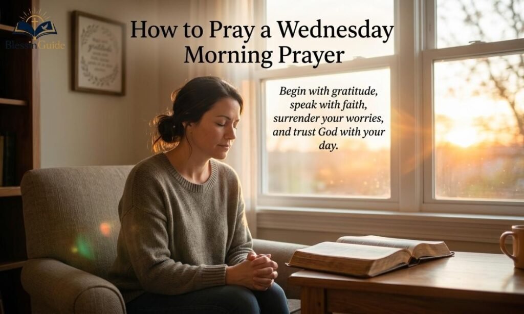 How to Pray a Wednesday Morning Prayer