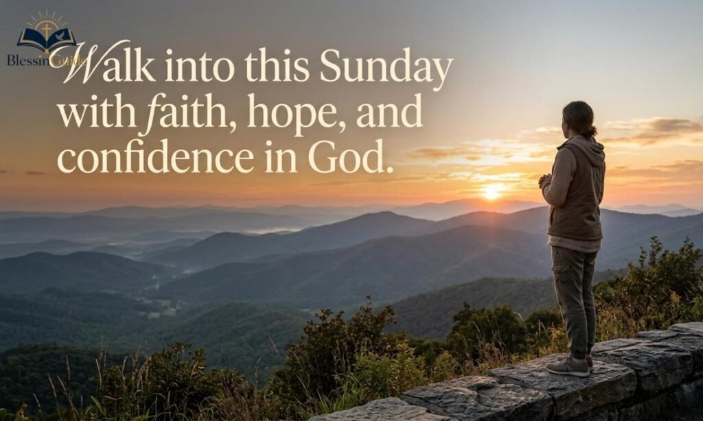 Inspirational Good Morning Sunday Blessings