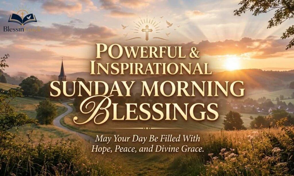 Powerful and Inspirational Sunday Morning Blessings