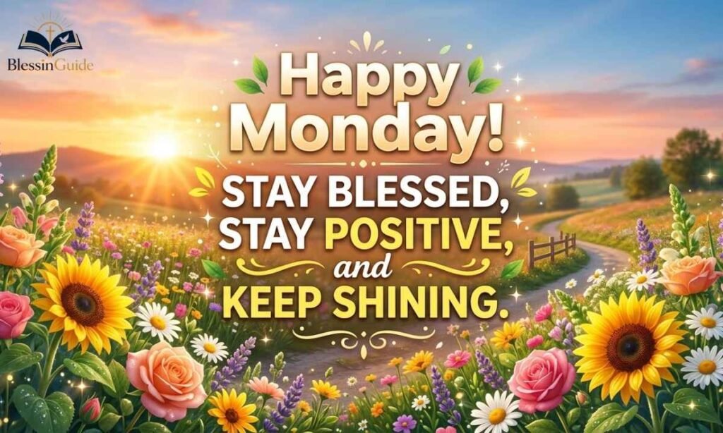 Short Happy Monday Blessings for WhatsApp and Social Media