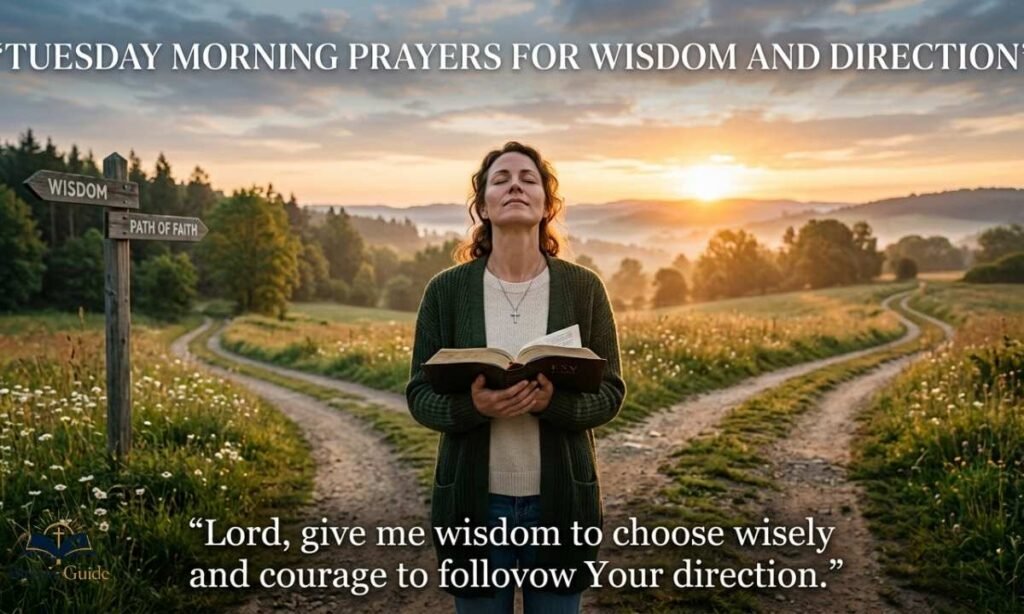 Tuesday Morning Prayers for Wisdom and Direction