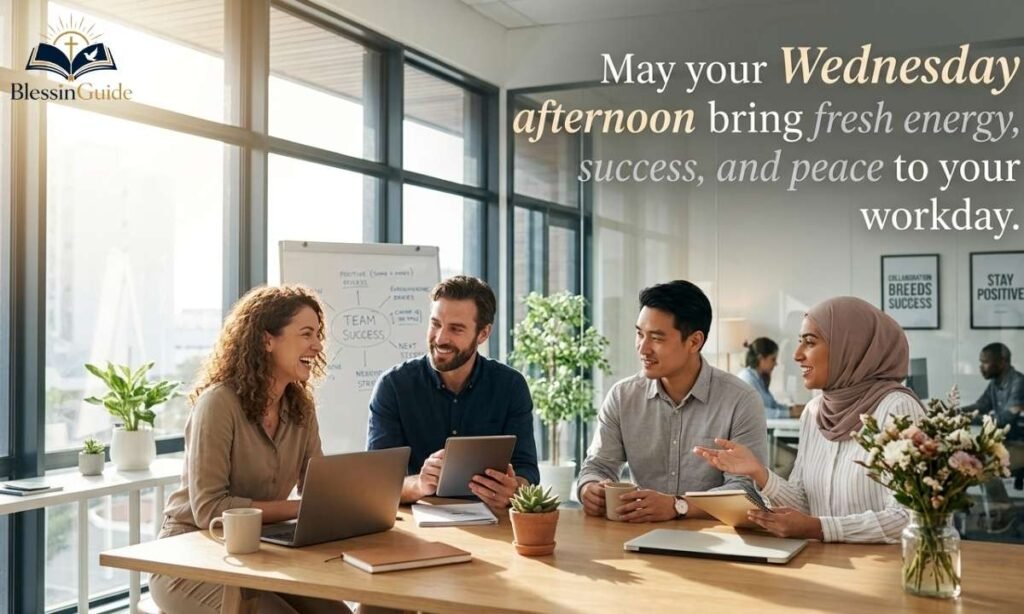 Uplifting Wednesday Afternoon Wishes for Coworkers
