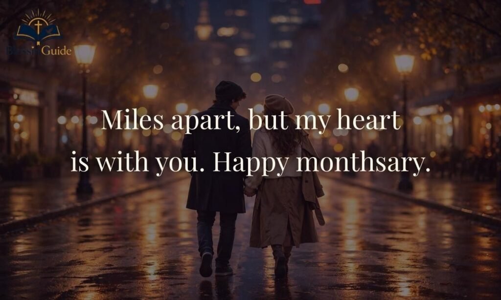 Romantic Long-Distance Monthsary Messages
